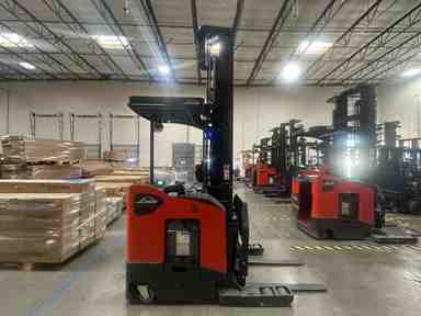 Used 2023 LINDE R17SX_5195 Forklift – Stand Up Reach, 3500 lb Capacity, 131” Mast, 2394 Hours – $56950.00 – Riverside, CA - Thumbnail 1