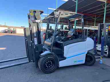 Demo 2023 NISSAN MXL-50H Forklift – Electric Sit Down 4 Wheel, 11000 lb Capacity, 90” Mast, 62 Hours – $89500.00 – Anaheim - Thumbnail 4