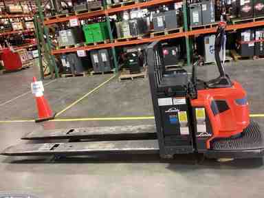 Used 2023 LINDE EWR40_1101-02-27X96-PS Forklift – Double Rider Jack, 4000 lb Capacity, 3” Mast, 454.1 Hours – $35600.00 – Anaheim - Thumbnail 1