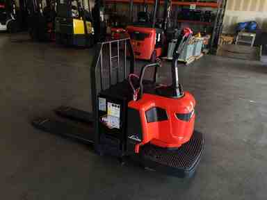 Used 2022 LINDE EWR30_1101-02-27X48 Forklift – Rider Jack, 6000 lb Capacity, 3” Mast, 2103.3 Hours – $8000.00 – Anaheim - Thumbnail 1