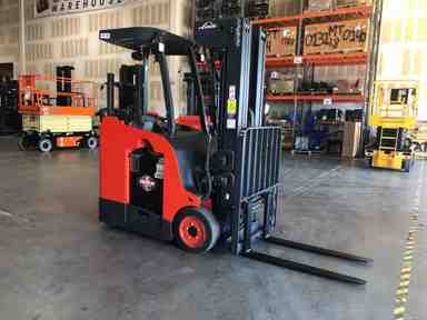 Used 2022 LINDE E20S_1346-20 Forklift – Electric Stand Up Counterbalance, 4000 lb Capacity, 89” Mast, 1369 Hours – $38500.00 – Salt Lake City - Thumbnail 2