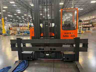 Used 2019 Hubtex MQ40_2125PU HUBTEX Forklift – Electric Multi-Directional Forklift , 9000 lb Capacity, 117” Mast, 978 Hours – $184500.00 – Phoenix - Thumbnail 1