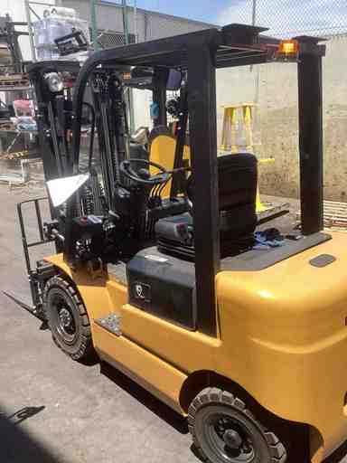 Used 2023 BIG JOE LPE-50_80V Forklift – Lithium Electric Pneumatic, 5000 lb Capacity, 87” Mast, 93 Hours – $38985.00 – Anaheim - Thumbnail 1