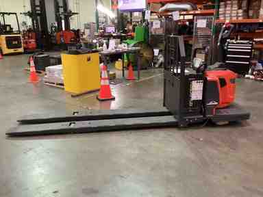 Used 2022 LINDE EWR30_1101-02-27X96 Forklift – Double Rider Jack, 6000 lb Capacity, 3” Mast, 1970 Hours – $16190.00 – Anaheim - Thumbnail 1