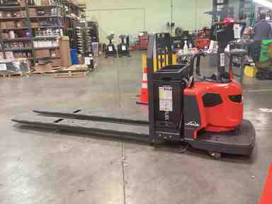 Used 2022 LINDE EWR30_1101-02-27X96 Forklift – Double Rider Jack, 6000 lb Capacity, 3” Mast, 780 Hours – $15744.00 – Anaheim - Thumbnail 2