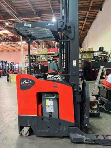 Used 2022 LINDE R22SX_5195 Forklift – Stand Up Reach, 4500 lb Capacity, 131” Mast, 2092 Hours – $34500.00 – Phoenix - Thumbnail 1