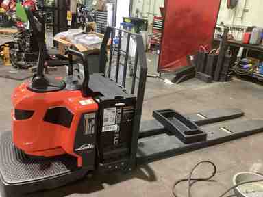 Used 2022 LINDE EWR30_1101-02-27X96-PS Forklift – Double Rider Jack, 6000 lb Capacity, 3” Mast, 726.7 Hours – $17522.00 – Anaheim - Thumbnail 2