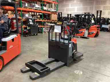Used 2022 LINDE EWR30_1101-02-27X48 Forklift – Rider Jack, 6000 lb Capacity, 3” Mast, 116.8 Hours – $12500.00 – Anaheim - Thumbnail 3