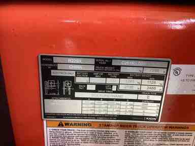 Used 2022 LINDE R22SX_5195 Forklift – Stand Up Reach, 4500 lb Capacity, 149” Mast, 3055 Hours – $34500.00 – Phoenix - Thumbnail 4