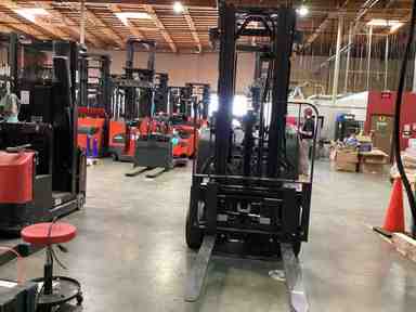 Used 2022 LINDE E18S_1346-20 Forklift – Electric Stand Up Counterbalance, 3500 lb Capacity, 88” Mast, 3004 Hours – $29500.00 – Anaheim - Thumbnail 4