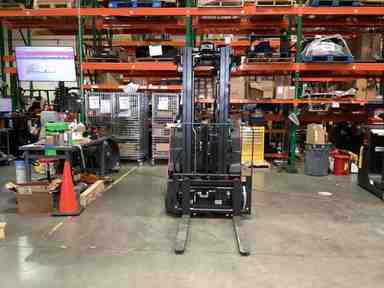 Used 2022 LINDE E18S_1346-20 Forklift – Electric Stand Up Counterbalance, 3500 lb Capacity, 88” Mast, 1713 Hours – $29500.00 – Anaheim - Thumbnail 4