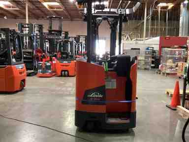 Used 2022 LINDE E18S_1346-20 Forklift – Electric Stand Up Counterbalance, 3500 lb Capacity, 88” Mast, 1713 Hours – $29500.00 – Anaheim - Thumbnail 3