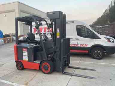 Used 2021 LINDE E25C_1347 Forklift – Electric Sit Down 4 Wheel, 5000 lb Capacity, 90” Mast, 2948 Hours – $39500.00 – Anaheim - Thumbnail 1