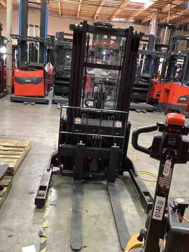 Used 2022 BIG JOE PDSR30-157 Forklift – Walkie Reach Stacker, 3000 lb Capacity, 78” Mast, 9 Hours – $18500.00 – Phoenix - Thumbnail 3