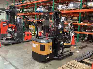 Used 2022 BIG JOE PDSR30-157 Forklift – Walkie Reach Stacker, 3000 lb Capacity, 78” Mast, 9 Hours – $18500.00 – Phoenix - Thumbnail 4