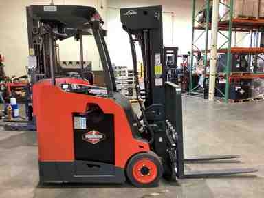 Used 2022 LINDE E20S_1346-20 Forklift – Electric Stand Up Counterbalance, 4000 lb Capacity, 89” Mast, 1640 Hours – $39500.00 – Riverside, CA - Thumbnail 1