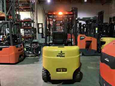 Used 2022 BIG JOE LPE-50_80V Forklift – Lithium Electric Pneumatic, 5000 lb Capacity, 91” Mast, 1036 Hours – $34250.00 – Anaheim - Thumbnail 3