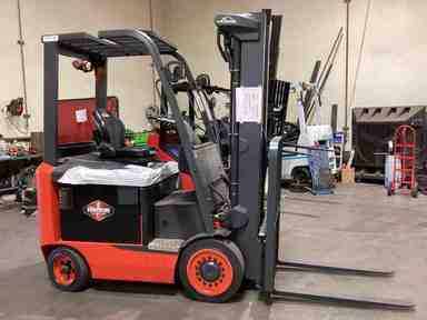 Used 2022 LINDE E25C_1347 Forklift – Electric Sit Down 4 Wheel, 5000 lb Capacity, 91” Mast, 1233.1 Hours – $59500.00 – Anaheim - Thumbnail 1