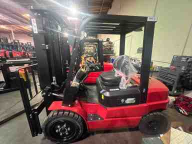 New 2024 BIG JOE LPE-60_80V Forklift – Lithium Electric Pneumatic, 6000 lb Capacity, 90” Mast, 35 Hours – $39500.00 – Anaheim - Thumbnail 1