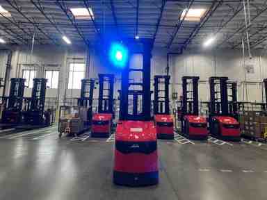 Used 2021 LINDE V15P_1355-WG Forklift – Electric Order Picker, 3000 lb Capacity, 156” Mast, 2006 Hours – $37500.00 – Anaheim - Thumbnail 1