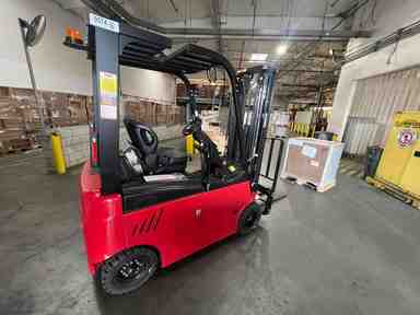 Used 2022 BIG JOE LXE-44 Forklift – Electric Sit Down 4 Wheel, 4400 lb Capacity, 83” Mast, 1048 Hours – $25250.00 – Las Vegas - Thumbnail 1