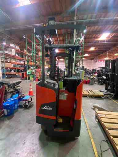 Demo 2022 LINDE R17SX_5195 Forklift – Stand Up Reach, 3500 lb Capacity, 95” Mast, 265 Hours – $42500.00 – Anaheim - Thumbnail 3