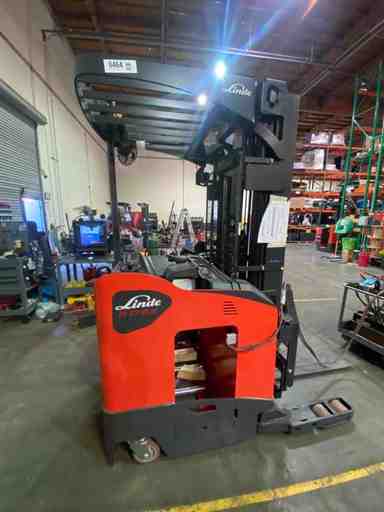 Demo 2022 LINDE R17SX_5195 Forklift – Stand Up Reach, 3500 lb Capacity, 95” Mast, 265 Hours – $42500.00 – Anaheim - Thumbnail 4