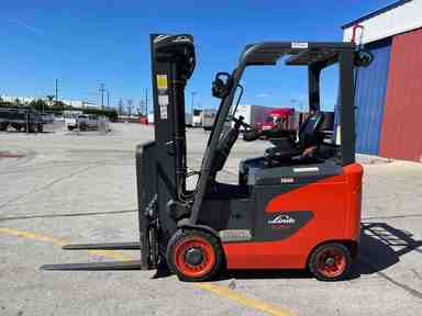 Used 2022 LINDE E25C_1347-FT Forklift – Electric Sit Down 4 Wheel, 5000 lb Capacity, 91” Mast, 927.8 Hours – $35400.00 – Anaheim - Thumbnail 1