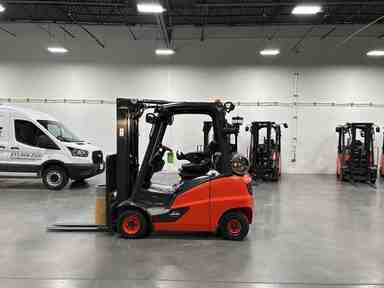 Used 2023 LINDE H18T_391 Forklift – LPG Pneumatic, 3500 lb Capacity, 86” Mast, 266 Hours – $42600.00 – Salt Lake City - Thumbnail 1