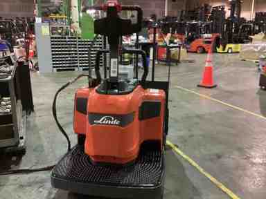 Demo 2022 LINDE EWR30_1101-02-27X48-PS Forklift – Rider Jack, 6000 lb Capacity, 3” Mast, 682.1 Hours – $14500.00 – Anaheim - Thumbnail 1