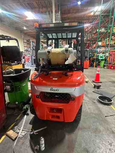 New 2023 BAOLI KBG25_6010 Forklift – LPG Pneumatic, 5000 lb Capacity, 90” Mast, 174 Hours – $36850.00 – Salt Lake City - Thumbnail 4