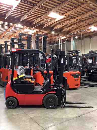 Demo 2023 BIG JOE LXE-50_80V Forklift – Electric Sit Down 4 Wheel, 5000 lb Capacity, 83” Mast, 67 Hours – $45400.00 – Phoenix - Thumbnail 3