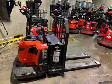 Used 2022 LINDE EWR30_1101-02-27X48 Forklift – Rider Jack, 6000 lb Capacity, 3” Mast, 712.1 Hours – $8900.00 – Anaheim - Thumbnail 1