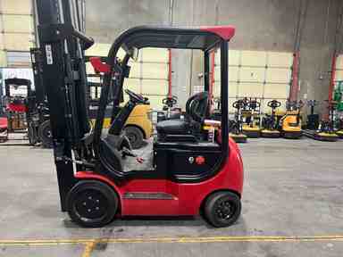 Used 2023 BIG JOE LXE-50_80V Forklift – Electric Sit Down 4 Wheel, 5000 lb Capacity, 83” Mast, 657 Hours – $45500.00 – Phoenix - Thumbnail 1