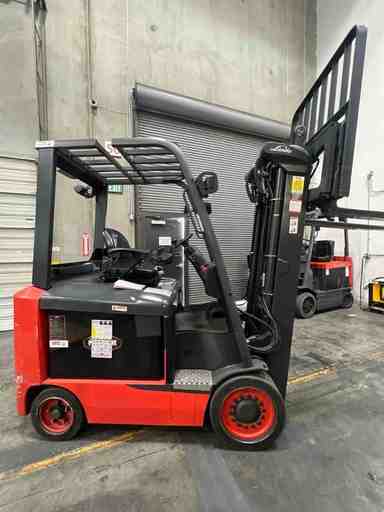 Used 2022 LINDE E32CL_1347-FT Forklift – Electric Sit Down 4 Wheel, 6500 lb Capacity, 88” Mast, 1823 Hours – $33200.00 – Anaheim - Thumbnail 1