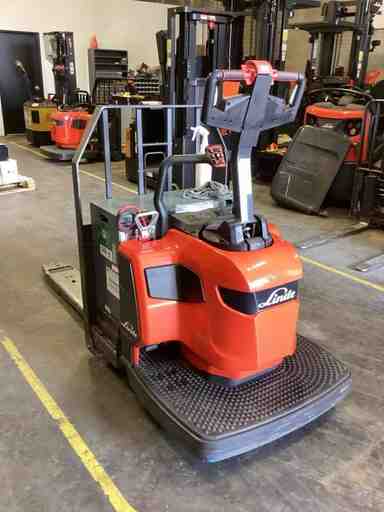 Used 2022 LINDE EWR30_1101-02-27X48-PS Forklift – Rider Jack, 6000 lb Capacity, 3” Mast, 824.9 Hours – $13500.00 – Anaheim - Thumbnail 1