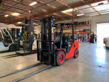 Used 2020 HANGCHA PFH60-LP Forklift – LPG Pneumatic, 6000 lb Capacity, 90” Mast, 19753 Hours – $18900.00 – Anaheim - Thumbnail 3