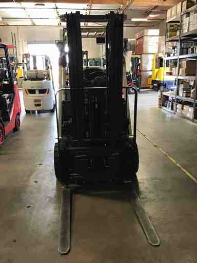 Used 2016 NISSAN AF50LP Forklift – LPG Pneumatic, 5000 lb Capacity, 83” Mast, 8641 Hours – $17500.00 – Las Vegas - Thumbnail 2