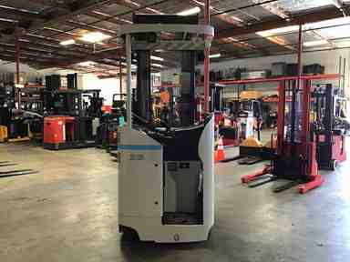 Used 2019 NISSAN SRX35N Forklift – Stand Up Reach, 3500 lb Capacity, 107” Mast, 2590 Hours – $32500.00 – Hawaii, Waipahu - Thumbnail 3