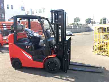 Used 2020 HANGCHA CFH100-LP Forklift – LPG Cushion, 10000 lb Capacity, 89” Mast, 1057 Hours – $39500.00 – Phoenix - Thumbnail 3