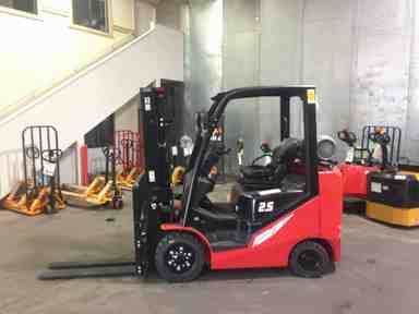 Used 2020 HANGCHA CFH50-LP Forklift – LPG Cushion, 5000 lb Capacity, 83” Mast, 484 Hours – $21450.00 – Anaheim - Thumbnail 1