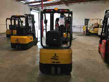 Used 2019 BIG JOE V15-197 Forklift – Electric Sit Down 3 Wheel, 3000 lb Capacity, 83” Mast, 2213 Hours – $17500.00 – Anaheim - Thumbnail 2