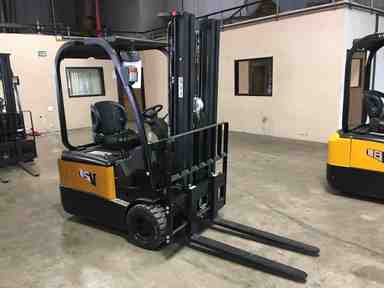 Used 2019 BIG JOE V15-197 Forklift – Electric Sit Down 3 Wheel, 3000 lb Capacity, 83” Mast, 2213 Hours – $17500.00 – Anaheim - Thumbnail 3