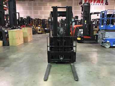Used 2021 BIG JOE V18-189 Forklift – Electric Sit Down 3 Wheel, 3000 lb Capacity, 84” Mast, 105 Hours – $32500.00 – Anaheim - Thumbnail 1
