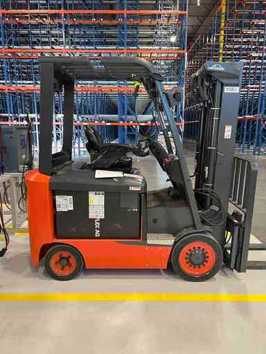 Used 2021 LINDE E32CL_1347 Forklift – Electric Sit Down 4 Wheel, 6500 lb Capacity, 88” Mast, 1675 Hours – $37500.00 – Phoenix - Thumbnail 2