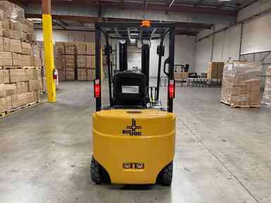 Used 2021-E BIG JOE LXE-44 Forklift – Electric Sit Down 4 Wheel, 4400 lb Capacity, 86” Mast, 1428 Hours – $16450.00 – Anaheim - Thumbnail 2
