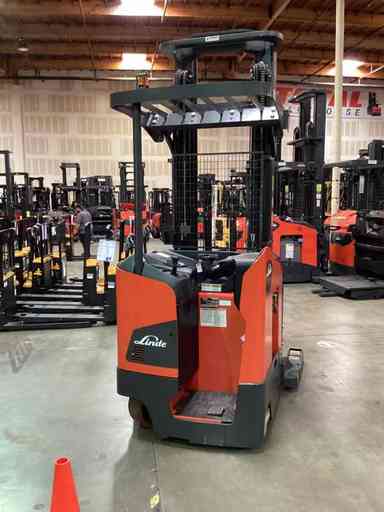 Used 2022 LINDE R15SXD_5195 Forklift – Stand Up Double Reach, 3000 lb Capacity, 119” Mast, 1693 Hours – $39500.00 – Anaheim - Thumbnail 4