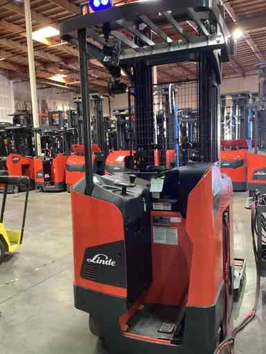 Used 2022 LINDE R17SX_5195 Forklift – Stand Up Reach, 3500 lb Capacity, 107” Mast, 621 Hours – $29500.00 – Salt Lake City - Thumbnail 3