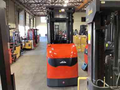Used 2021 LINDE V15P_5215 Forklift – Electric Order Picker, 3000 lb Capacity, 107” Mast, 134 Hours – $35200.00 – Anaheim - Thumbnail 1