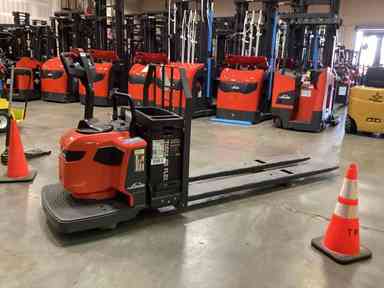 Used 2022 LINDE EWR30_1101-02-27X96 Forklift – Double Rider Jack, 6000 lb Capacity, 3” Mast, 682 Hours – $15744.00 – Anaheim - Thumbnail 1